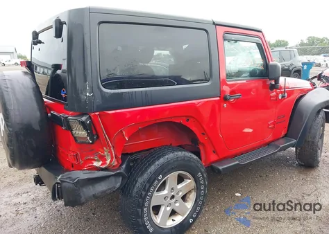 2014 Jeep Wrangler Sport from USA, damaged, VIN 1C4AJWAG7EL269876